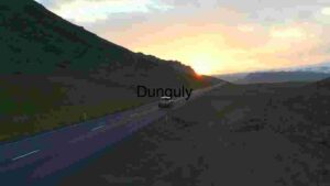 Sunset Drive Through Scenic Countryside
