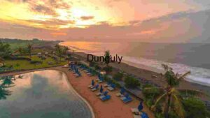 Serene Beachfront Resort at Sunset