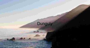 Coastal Sunset with Rocky Shoreline