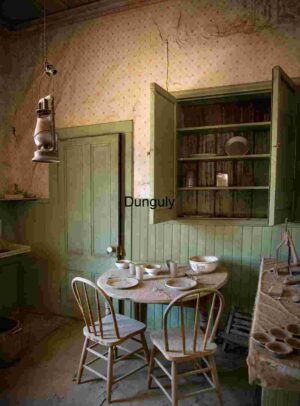 Abandoned Rustic Kitchen with Vintage Charm