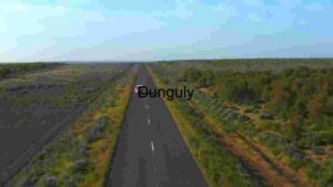 Solitary Journey on a Deserted Road