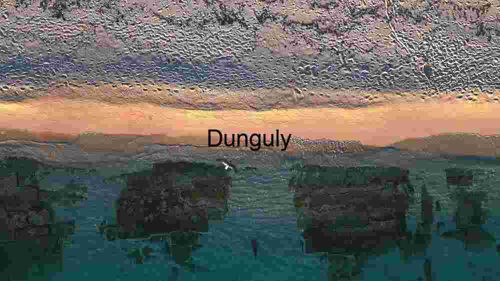 Aerial View of a Coastal Beachline