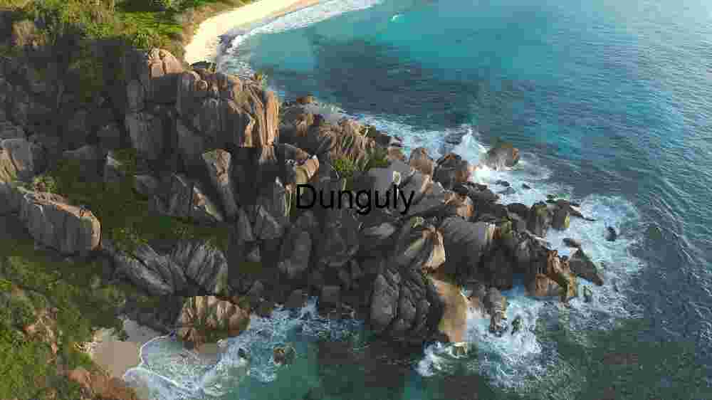 Coastal Rock Formation and Turquoise Waters