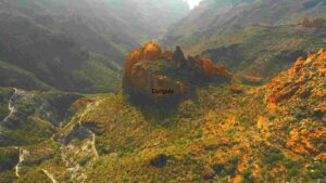 Majestic Mountain Landscape with Rocky Outcrops