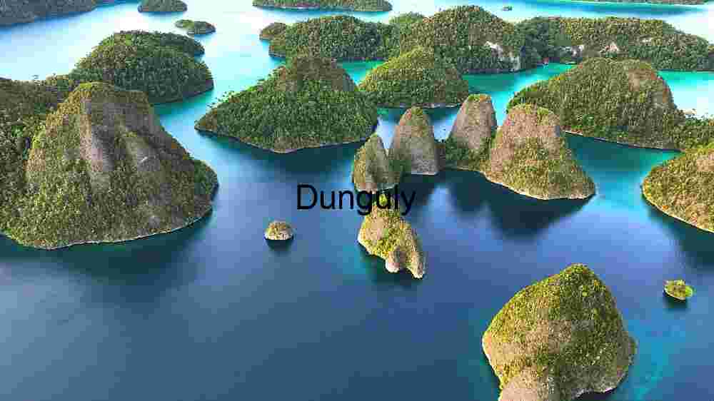 Aerial View of Raja Ampat Islands