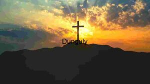 Sunset Cross on Hilltop