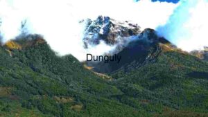 Majestic Mountain Range Shrouded in Clouds