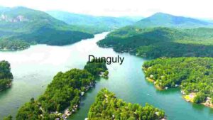 Serene Aerial View of a Mountain Lake