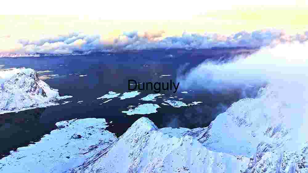 Arctic Seascape at Sunset