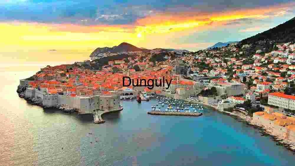 Sunset Over Dubrovnik's Historic Old Town
