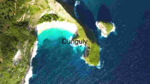 Aerial View of a Pristine Coastal Cove