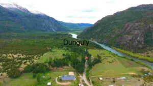 Serene Valley with River and Mountains