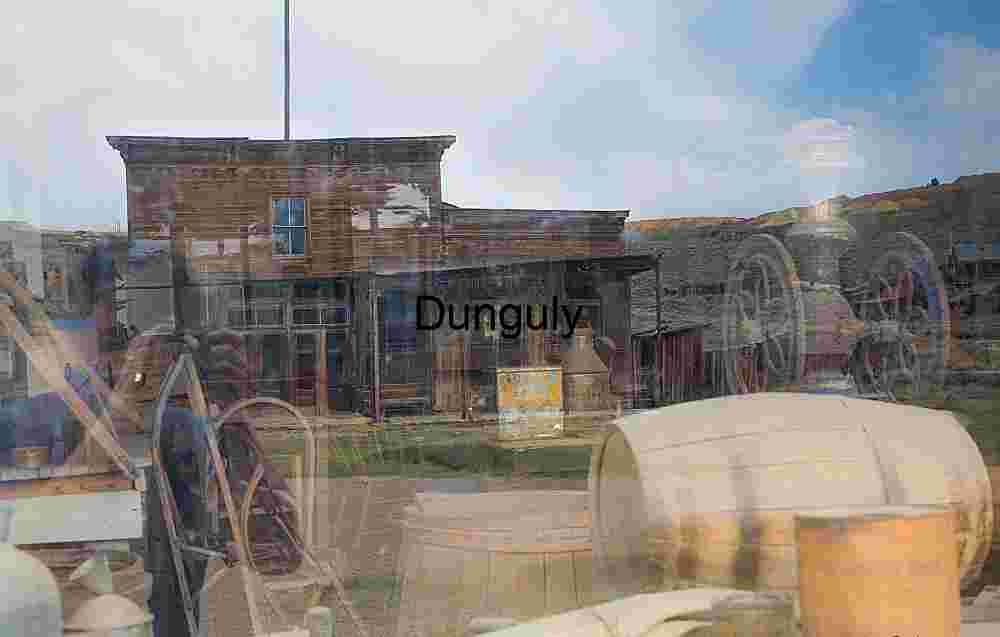 Reflections of the Past: An Old Western Town