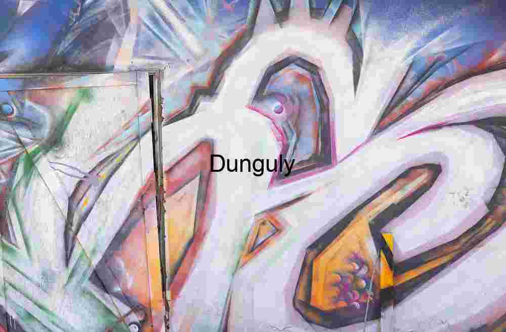 Abstract Graffiti Wall Art at Bombay Beach