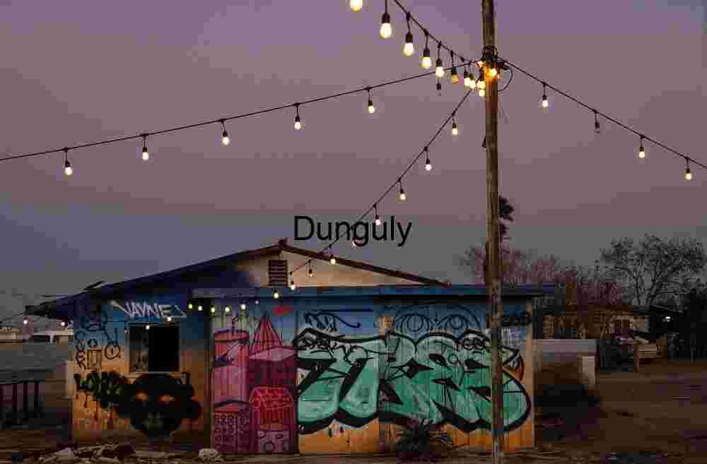 Graffiti Shelter: Twilight Echoes in Rural Ruin