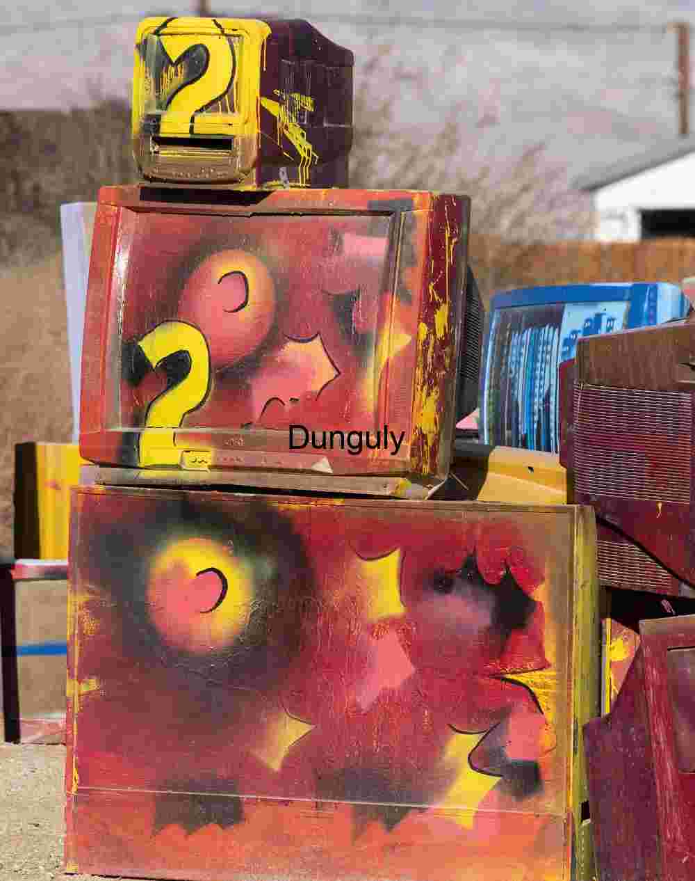 Stacked Questions: Symbols in the Sand