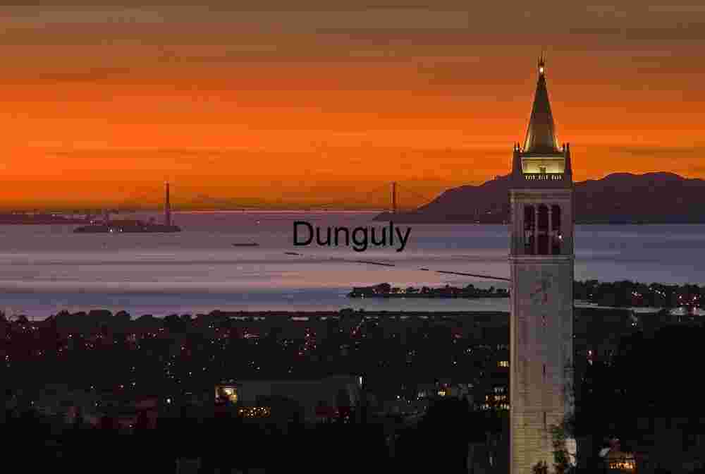 Sunset Silhouettes over San Francisco Bay from UC Berkeley