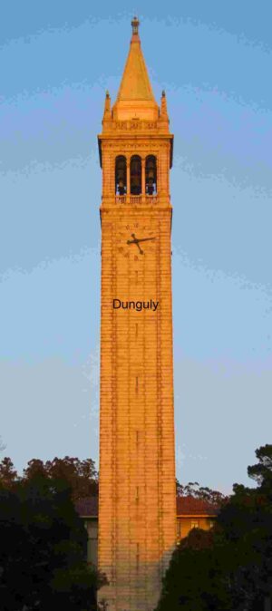 Sunlit Campanile at UC Berkeley: A Symbol of Academic Legacy