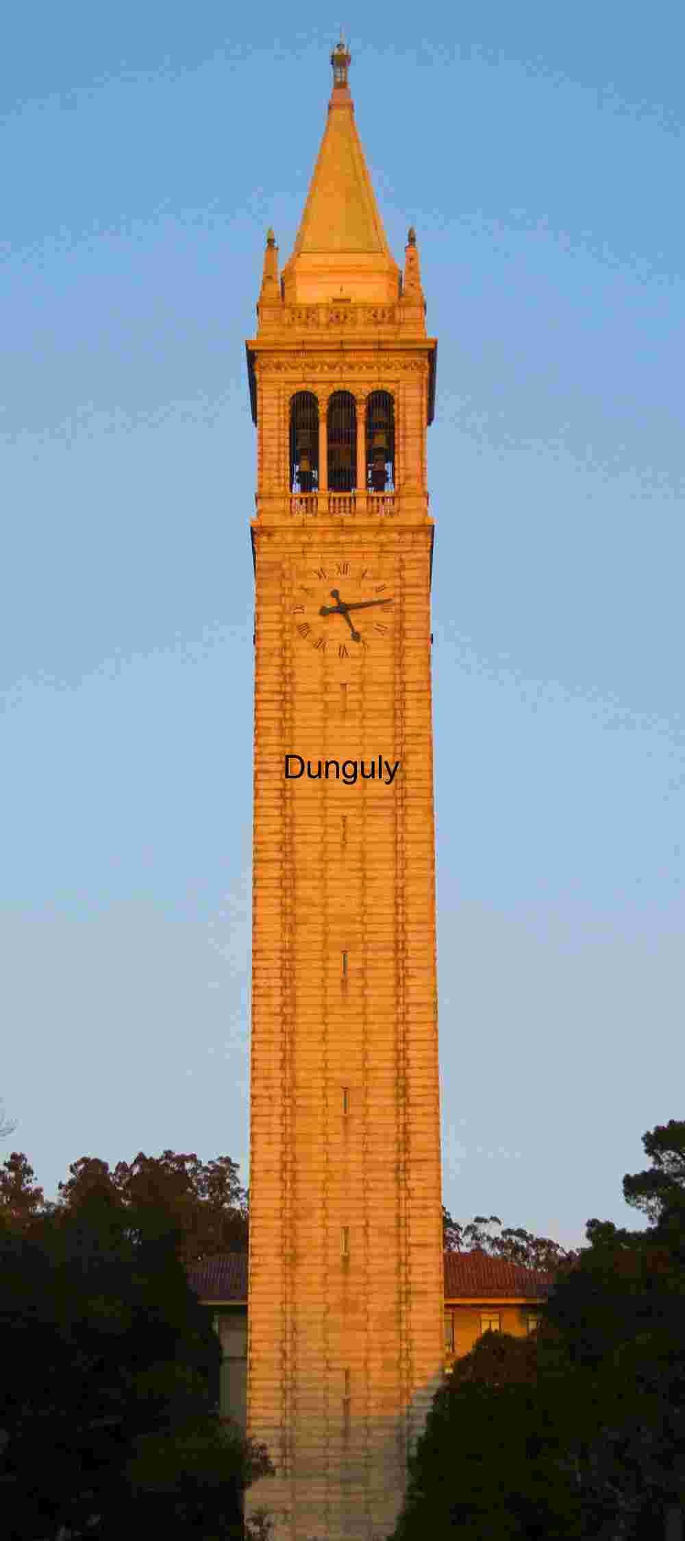 Sunlit Campanile at UC Berkeley: A Symbol of Academic Legacy
