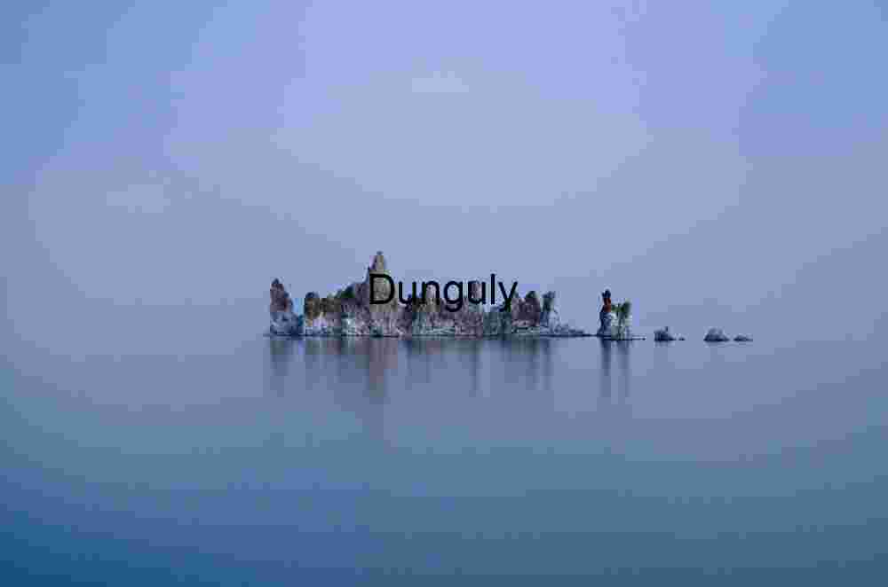 Blue Silence: Tufa Spires in Twilight Reflection