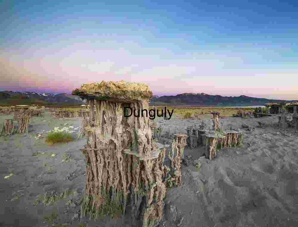 Stone Sentinels: Tufa Towers Beneath a Painted Sky