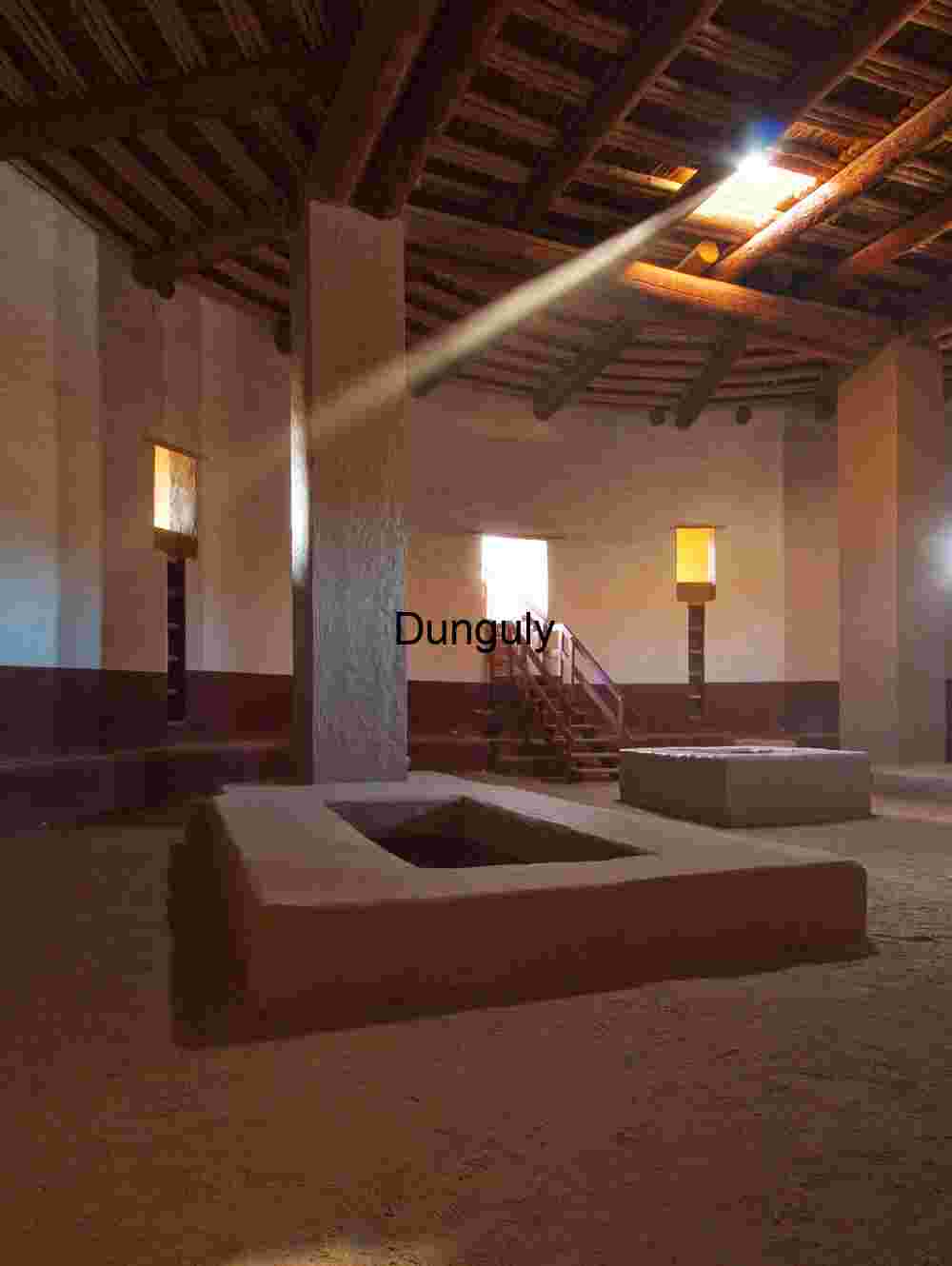 Aztec Ruins Great Kiva Light Shaft | Historical Interior Print