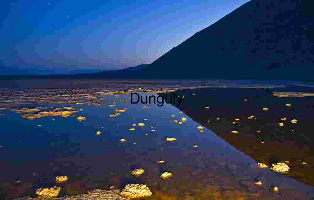 Twilight Mirror: Desert Stillness Beneath the Ridge