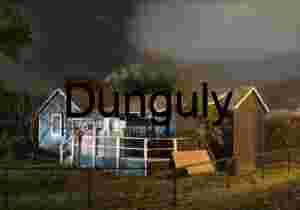 Moody Wooden House Under Cloudy Sky