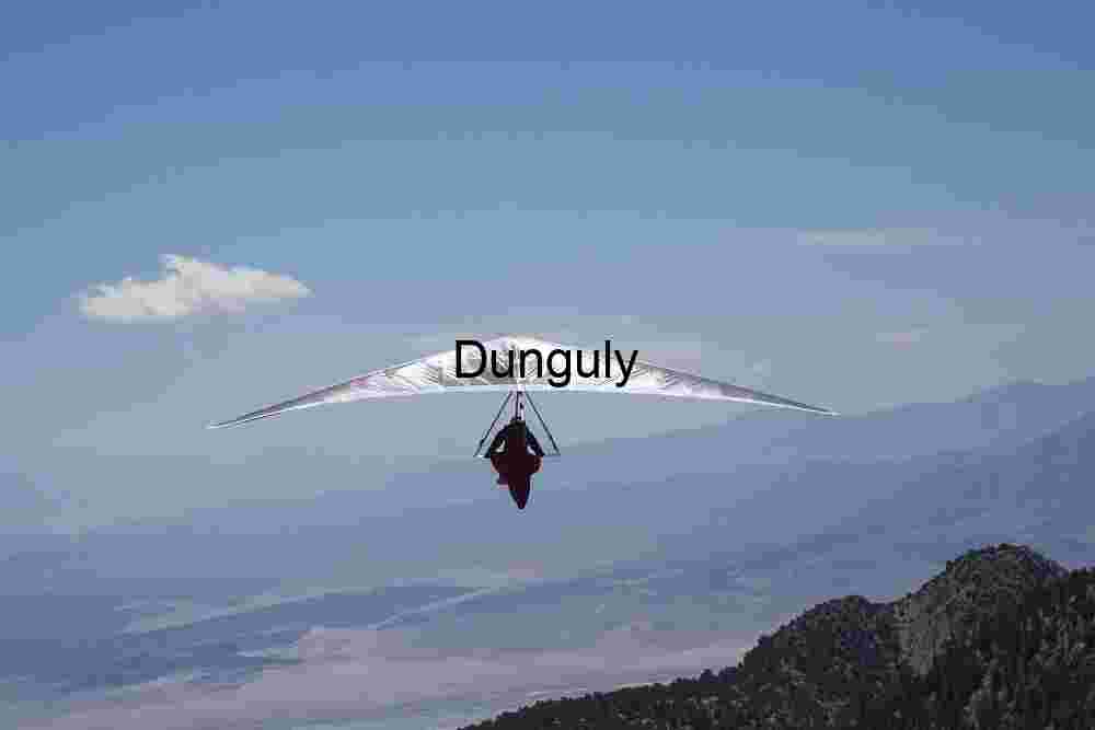 Hang Glider Over Desert and Mountain Landscape — Aerial Adventure Photography