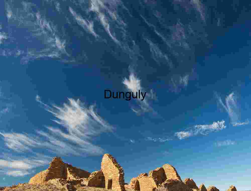 Chaco Canyon Casa Rinconada Ruins | Cirrus Cloudscape