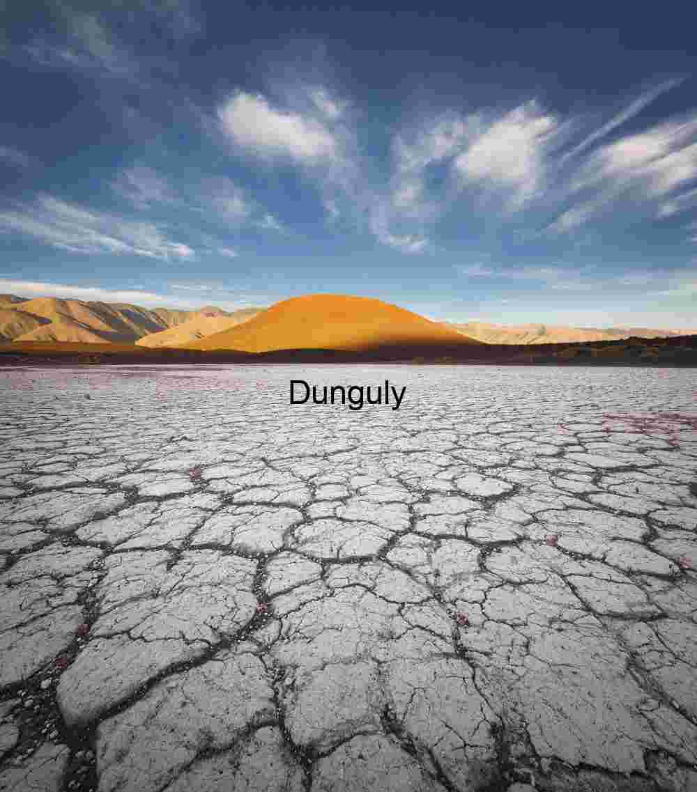 Sunrise Over Cinder Cone and Cracked Dry Lakebed