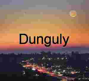 Twilight Cityscape with Crescent Moon and Comet