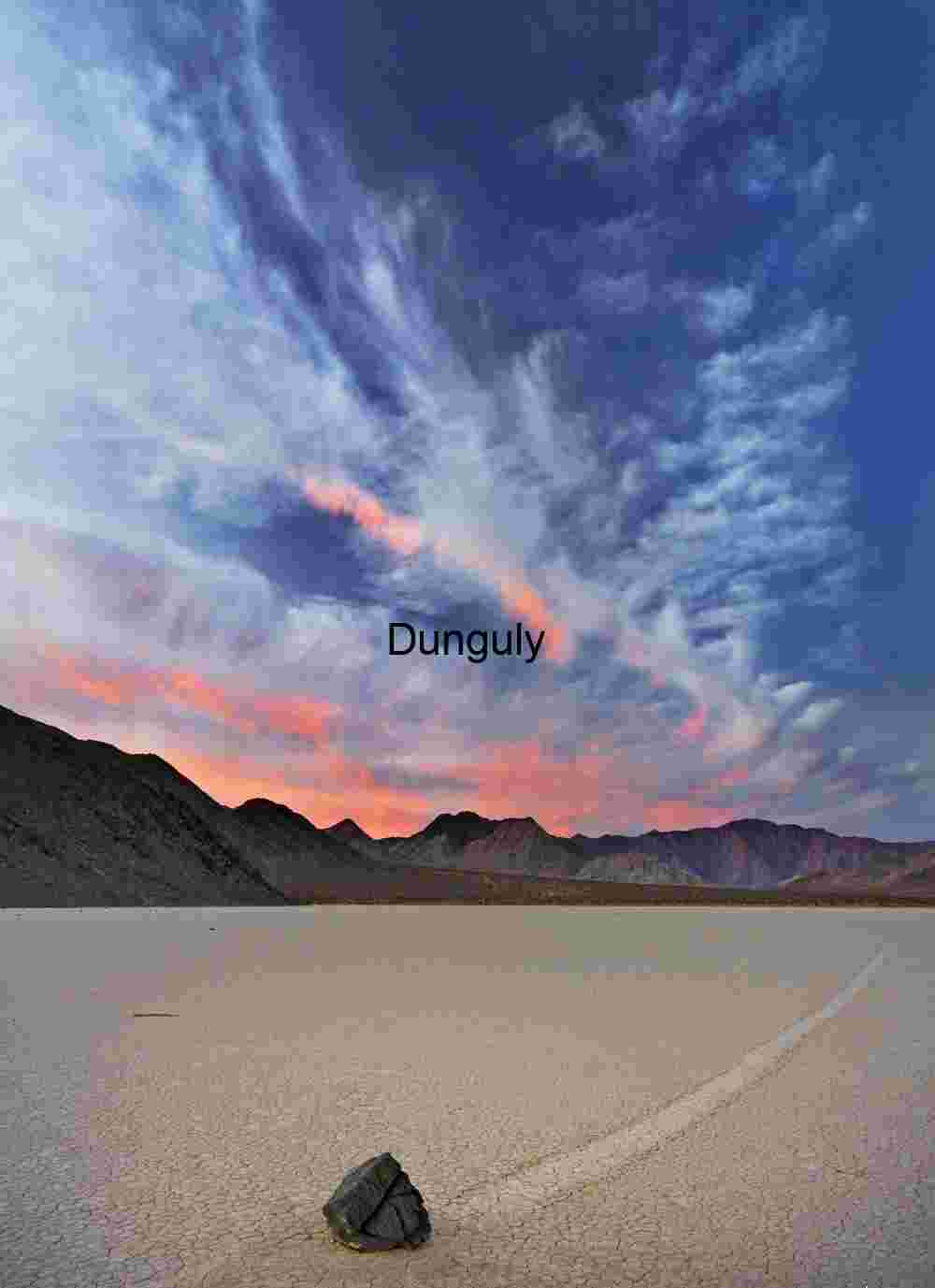 Phantom Tracks of a Moving Desert Boulder