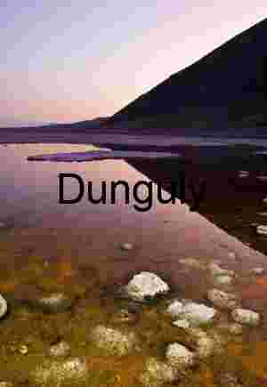 Reflections at Dusk: Salt Basin Beneath the Mountain’s Gaze