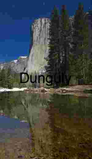 El Cap, reflection in, Merced, River by, moonlight | Yosemite Valley - Majestic Vertical View