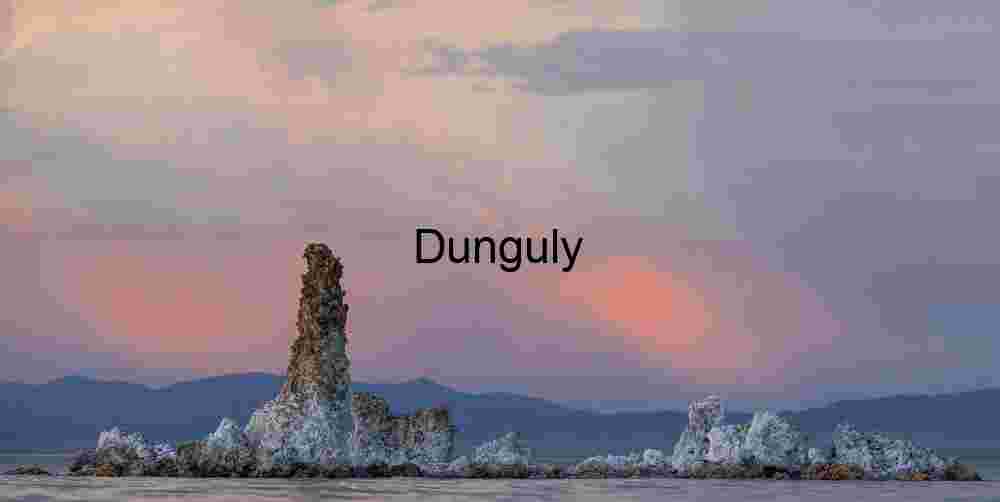 Tufa Towers at Mono Lake Under Pastel Sky and Mountain Horizon