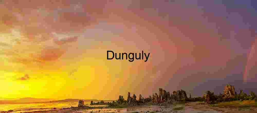 Golden Sunset and Rainbow Over Mono Lake Tufa