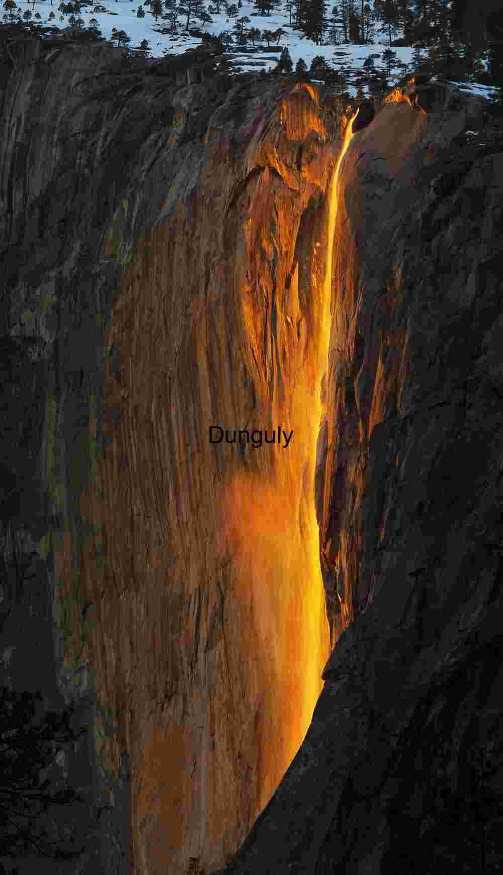 Horsetail Falls, February 13, 2010 | Yosemite Firefall