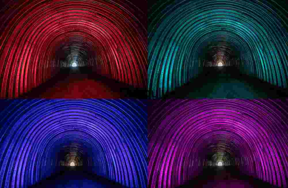 Multi-Colored Light in Pinkerton Tunnel – GAP Trail