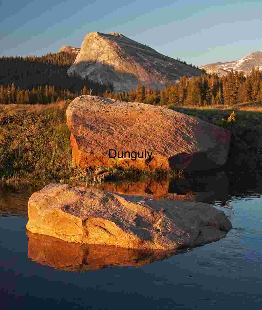 Reflections at Dusk: Granite Peak and Stillwater Stones