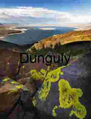 Lichen Heights: Overlook of Lake, Islands, and Mountain Horizon