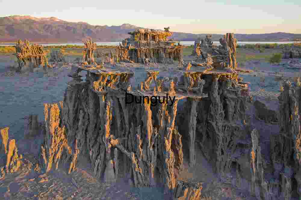 Eroded Tufa Spires at Mono Lake: Nature’s Alkaline Sculptures