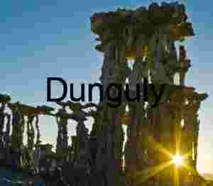 Sunburst Through Tufa Towers at Mono Lake