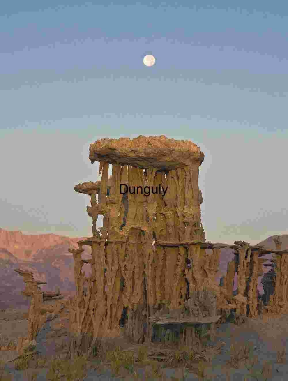 Twilight Moonrise Over Mono Lake’s Tufa Spires
