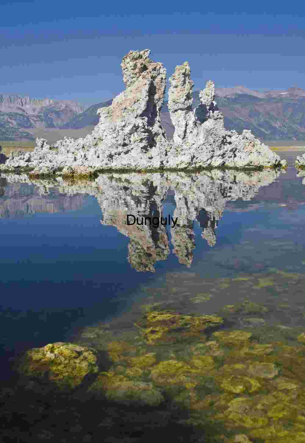 Tufa Towers Reflected in the Clear Waters of Mono Lake