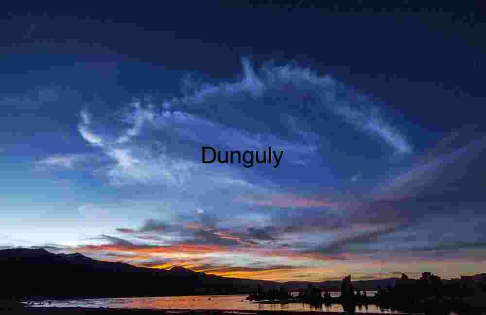 Tufa Silhouettes Against Fiery Sunset Sky at Mono Lake