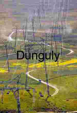 Power Lines Over Temblor Range – Carrizo Plain National Monument