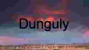 Tufa Towers at Mono Lake Under Fiery Storm Clouds - close