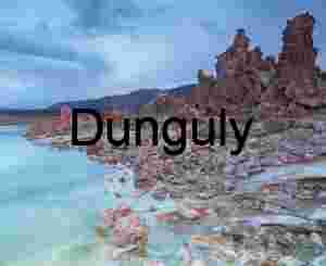 Tufa Formations Along Mono Lake Shore Under Overcast Sky