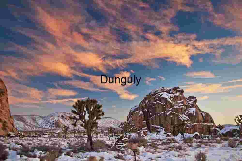 Winter Light in Joshua Tree – Snow, Stone, and Sunset Skies
